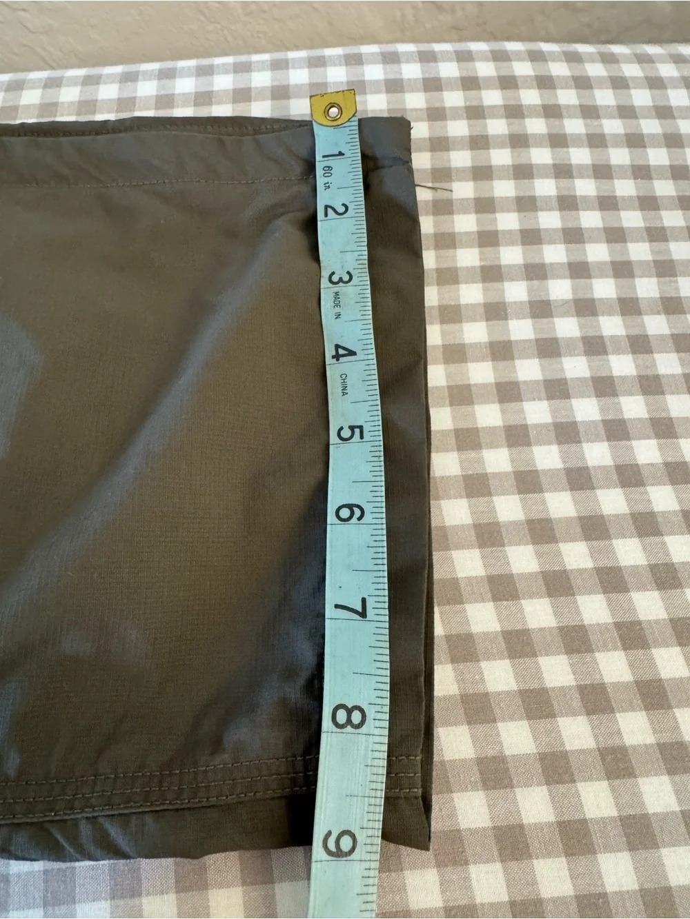 The North Face Convertible Hiking Pants Men’s 36 Long Zip Off Cargo Khaki Trail